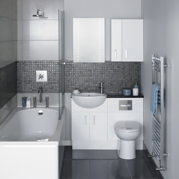 Дизайн ванной комнаты - Заказать дизайн интерьера для совмещенного санузла в Киеве | Vip Design
